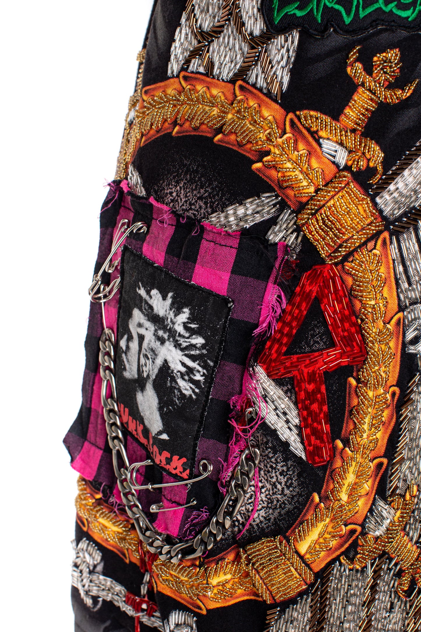 Chic Punk Met Gala Couture Dress
