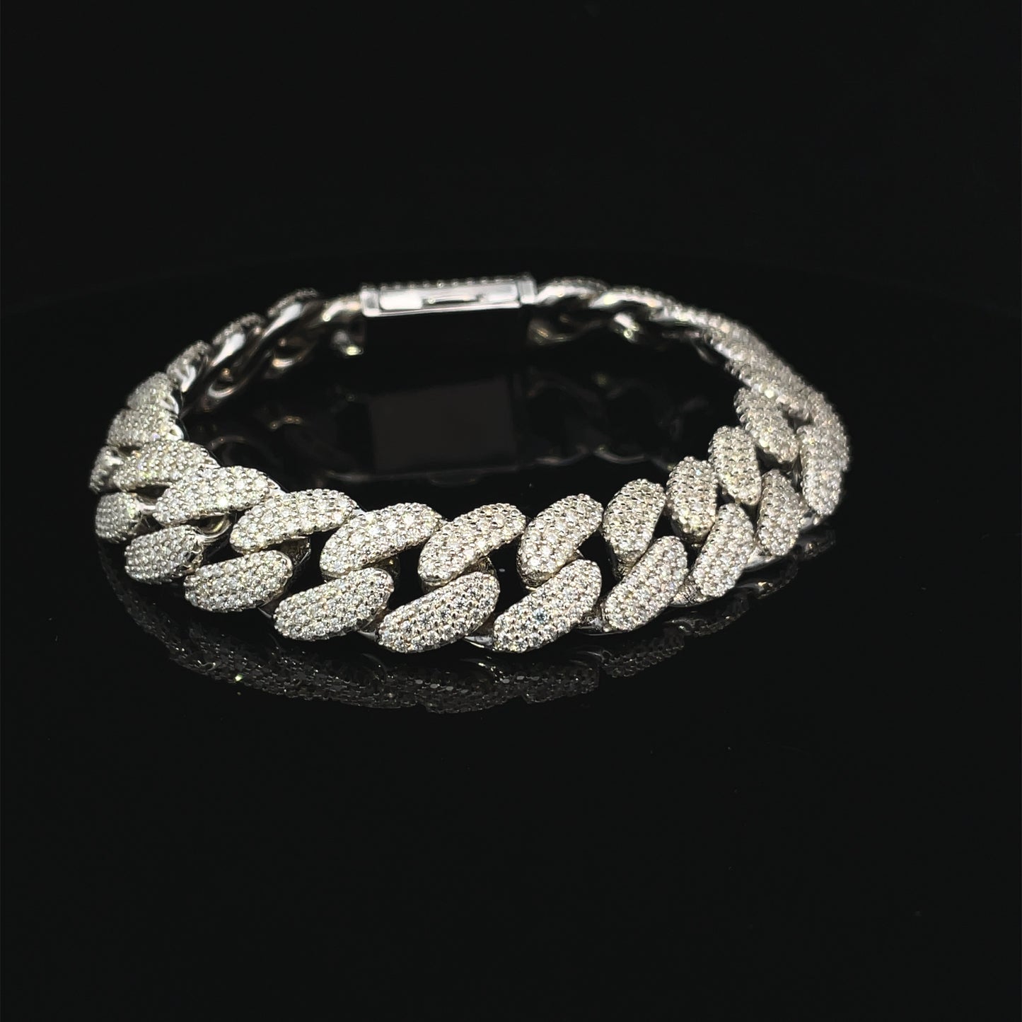 Iced Out Cuban Link Bracelet - 14mm