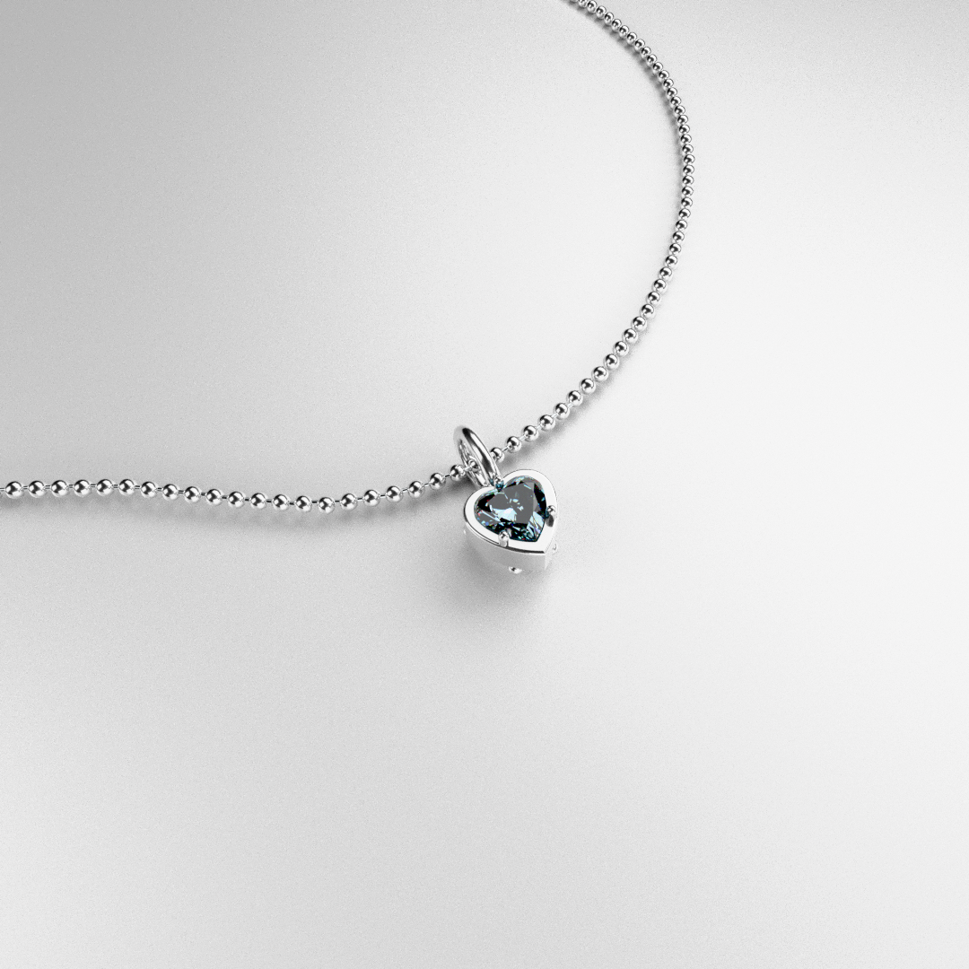 Reverse Heart pendant