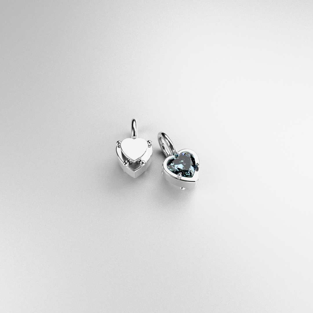 Reverse Heart pendant