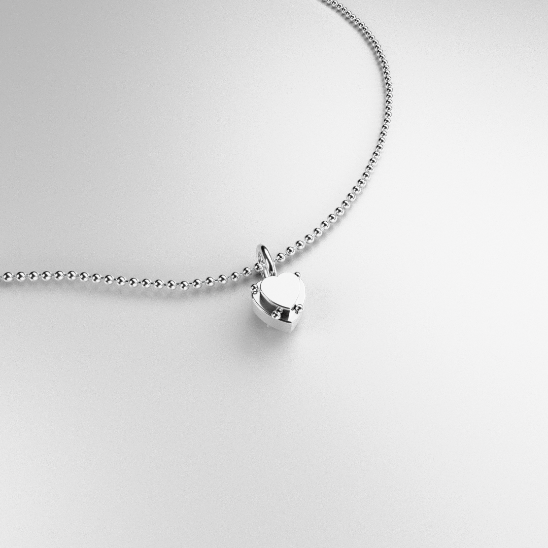 Reverse Heart pendant