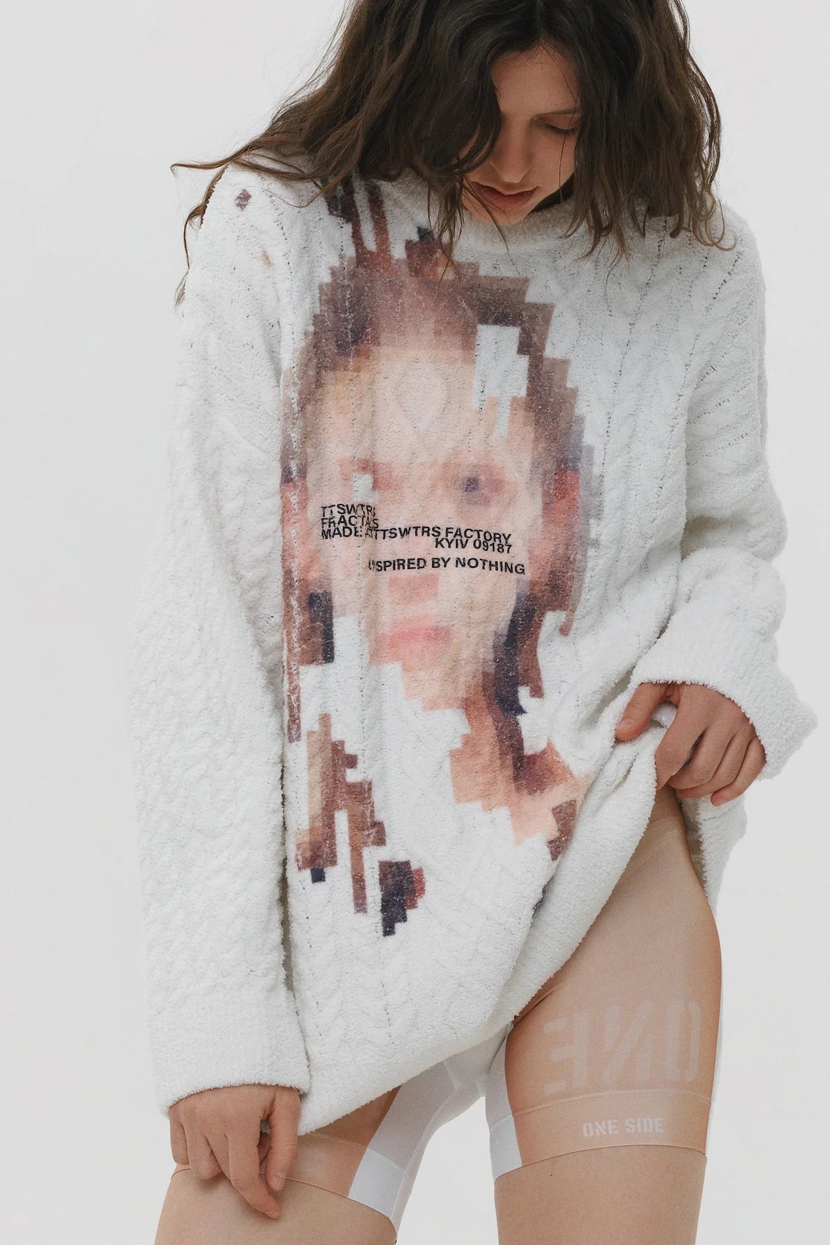 Pixel Face Sweater