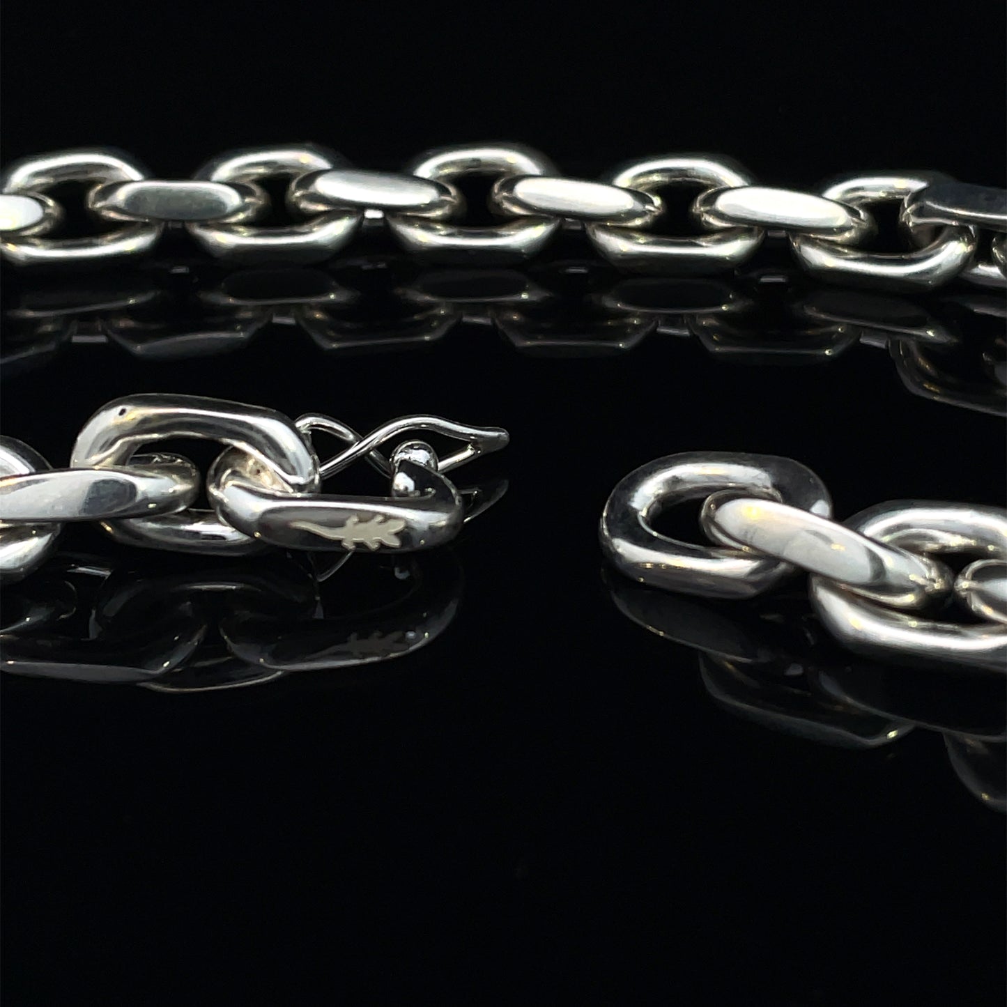 925 Silver Hermes Chain - 9.5mm
