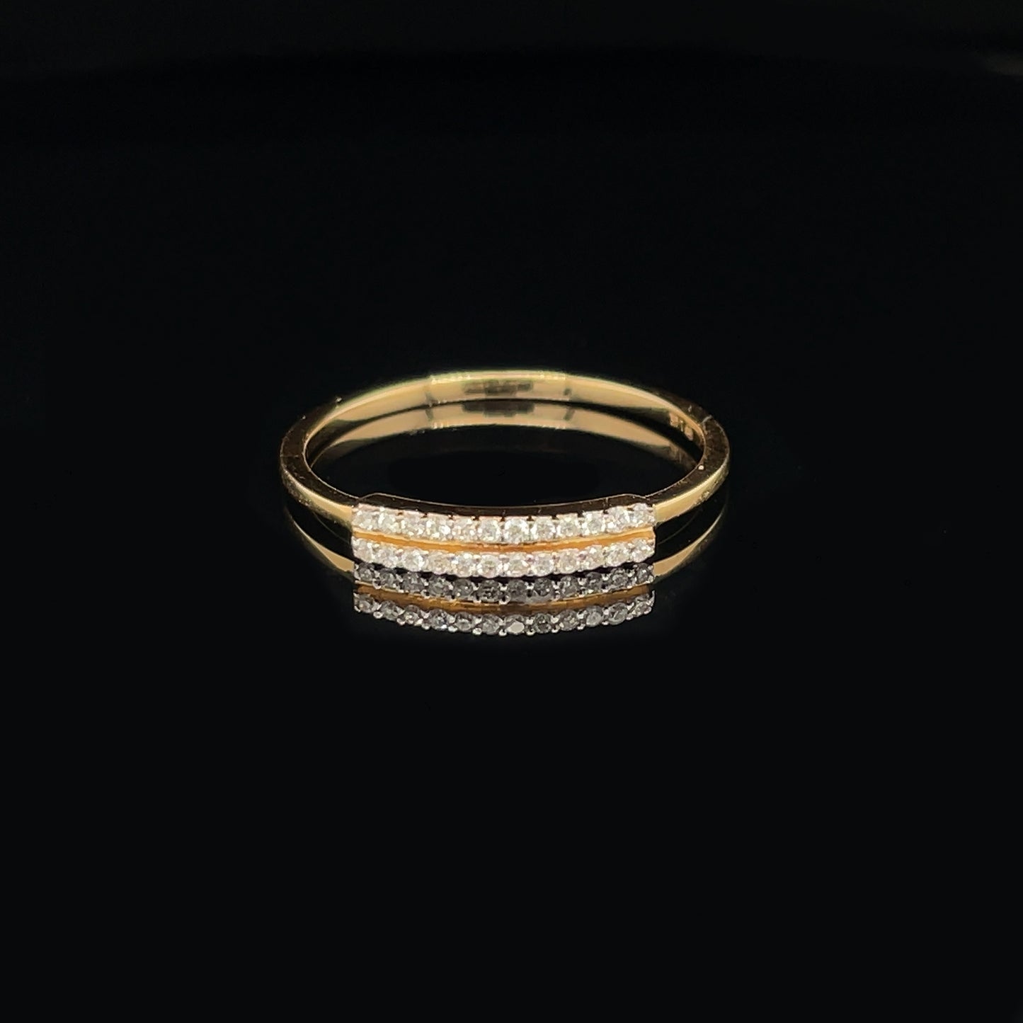Double Row .11ct Diamond Ring
