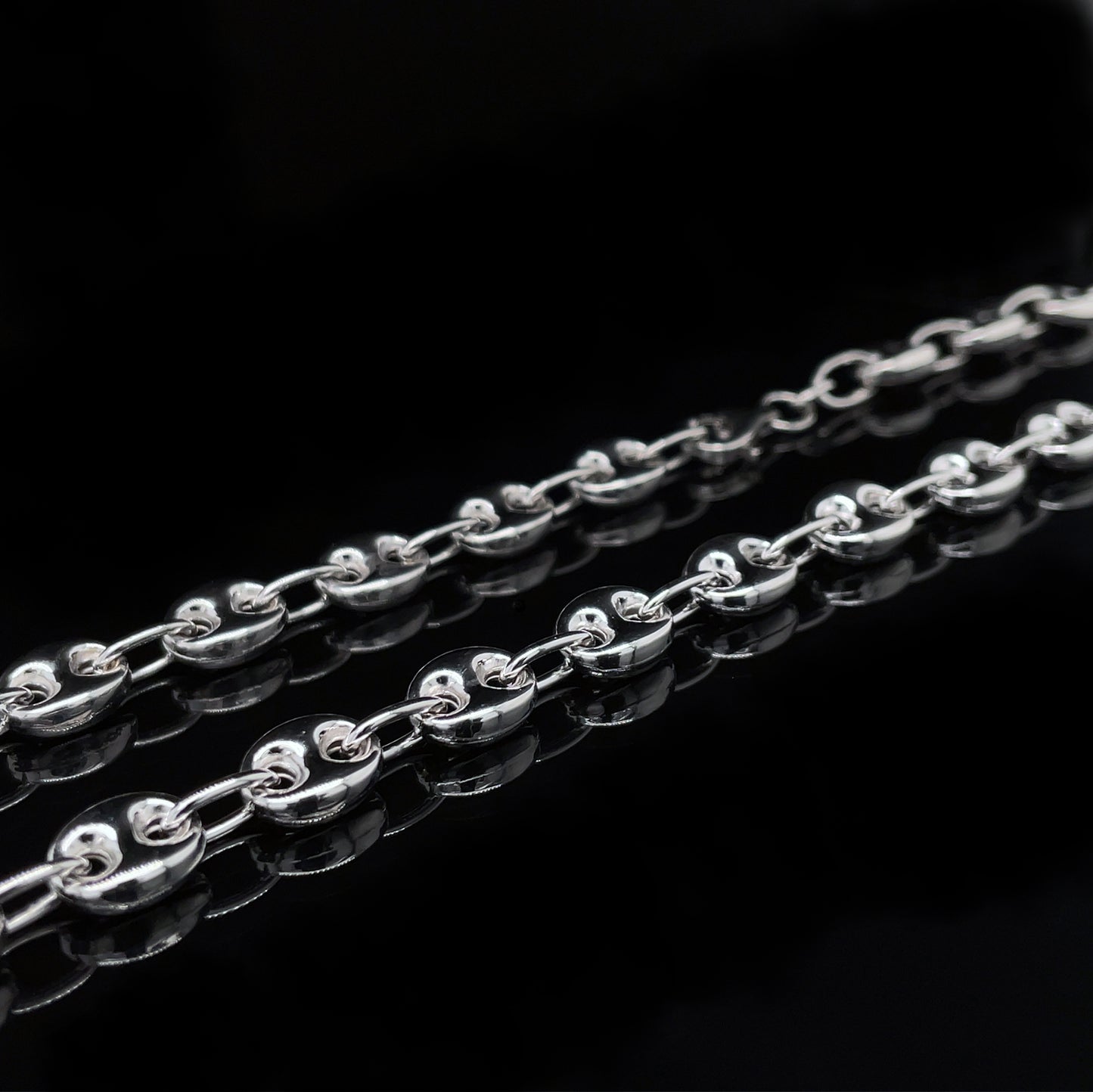 Rounded Mariner's Chain Sterling Silver 7.2mm