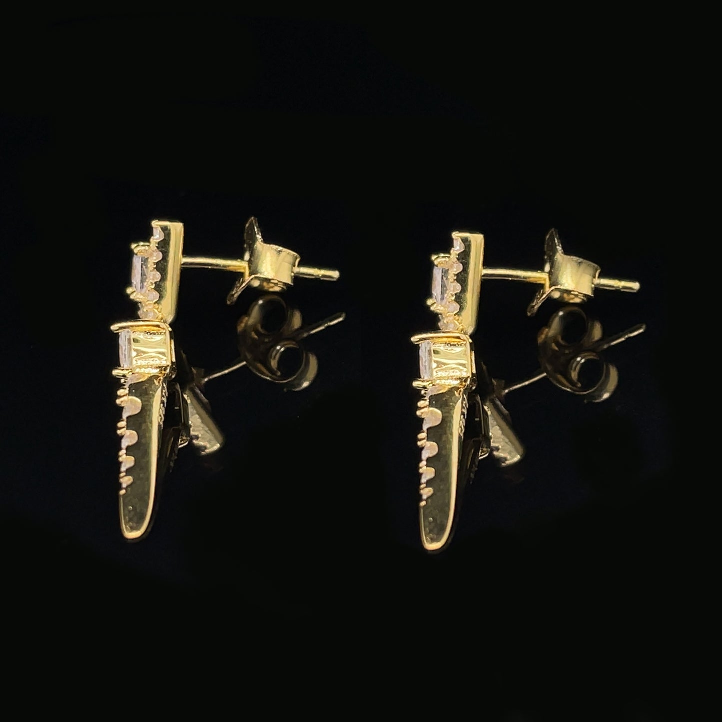 Dagger Dangle Earrings