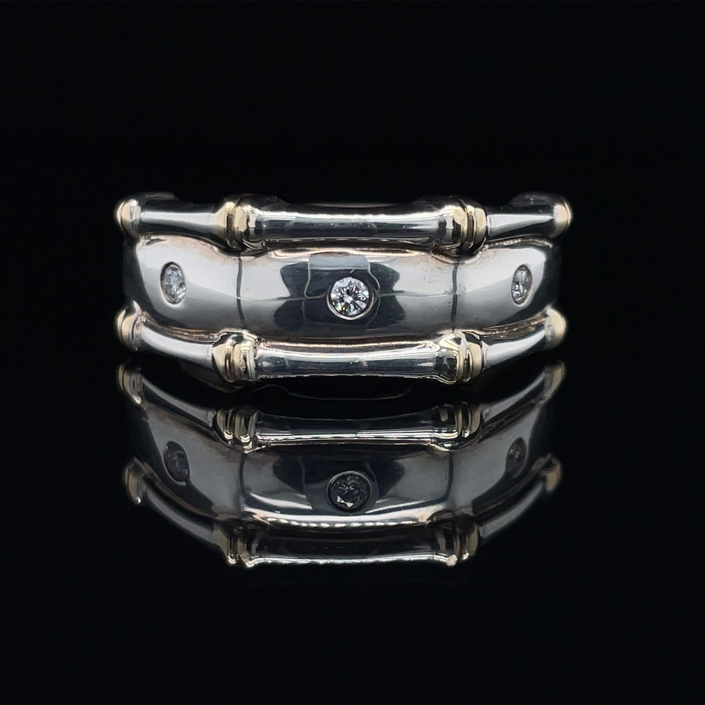 Diamond Ring on Sterling Silver I