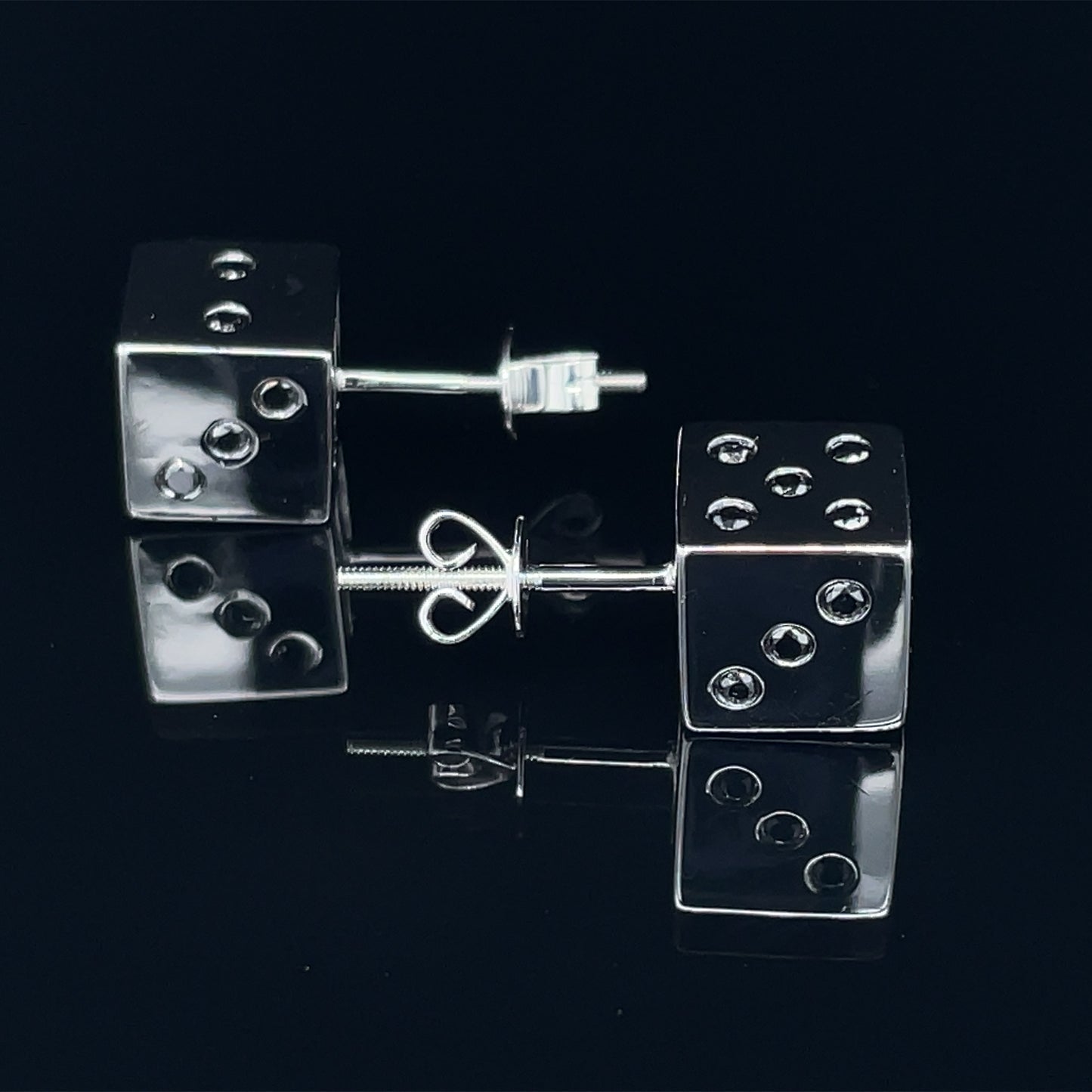 Diamond Dice Earrings