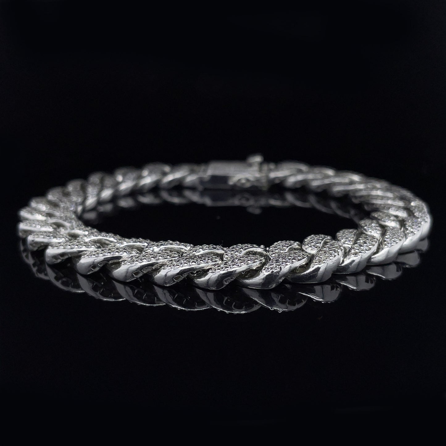 Icy Hollow Miami Curb Bracelet 11.7mm