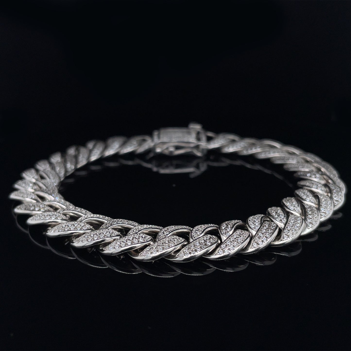 Icy Miami Curb Bracelet 11.7mm