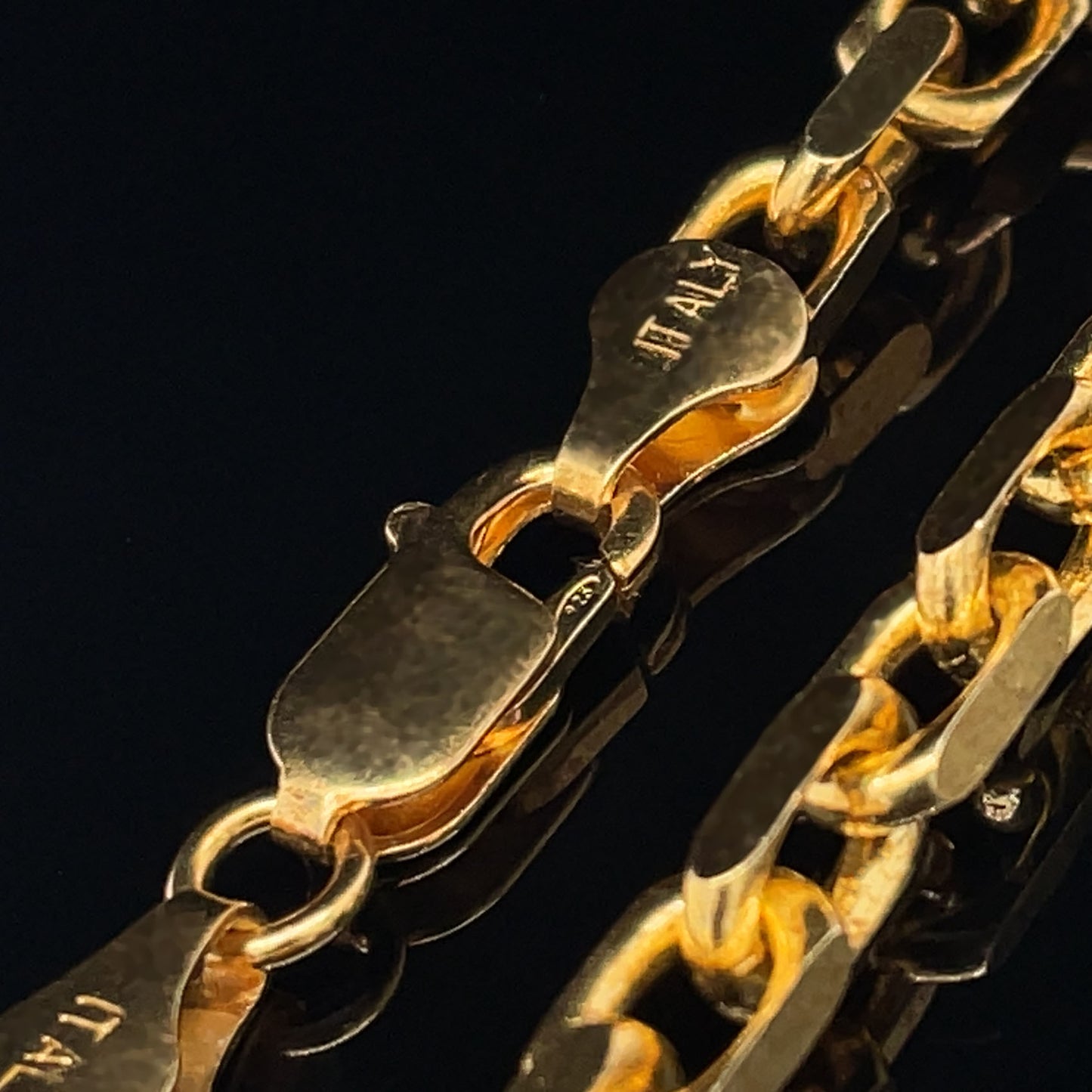 5mm Gold Tone 925 Hermes Link Chain