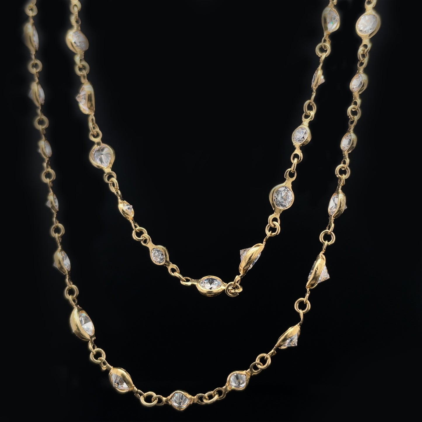 Double Chain with Simulated Diamonds