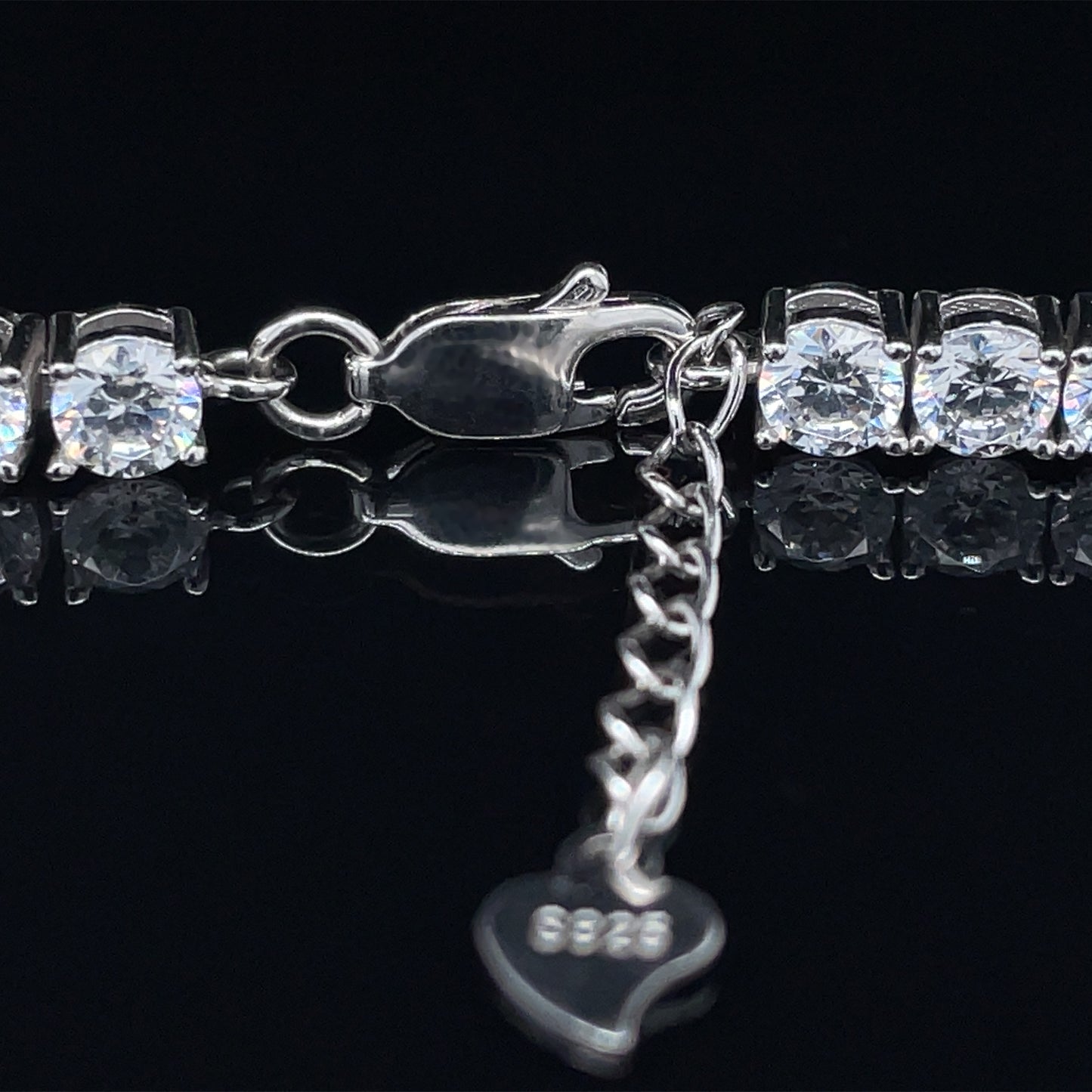 Tennis Bracelet in Sterling Silver