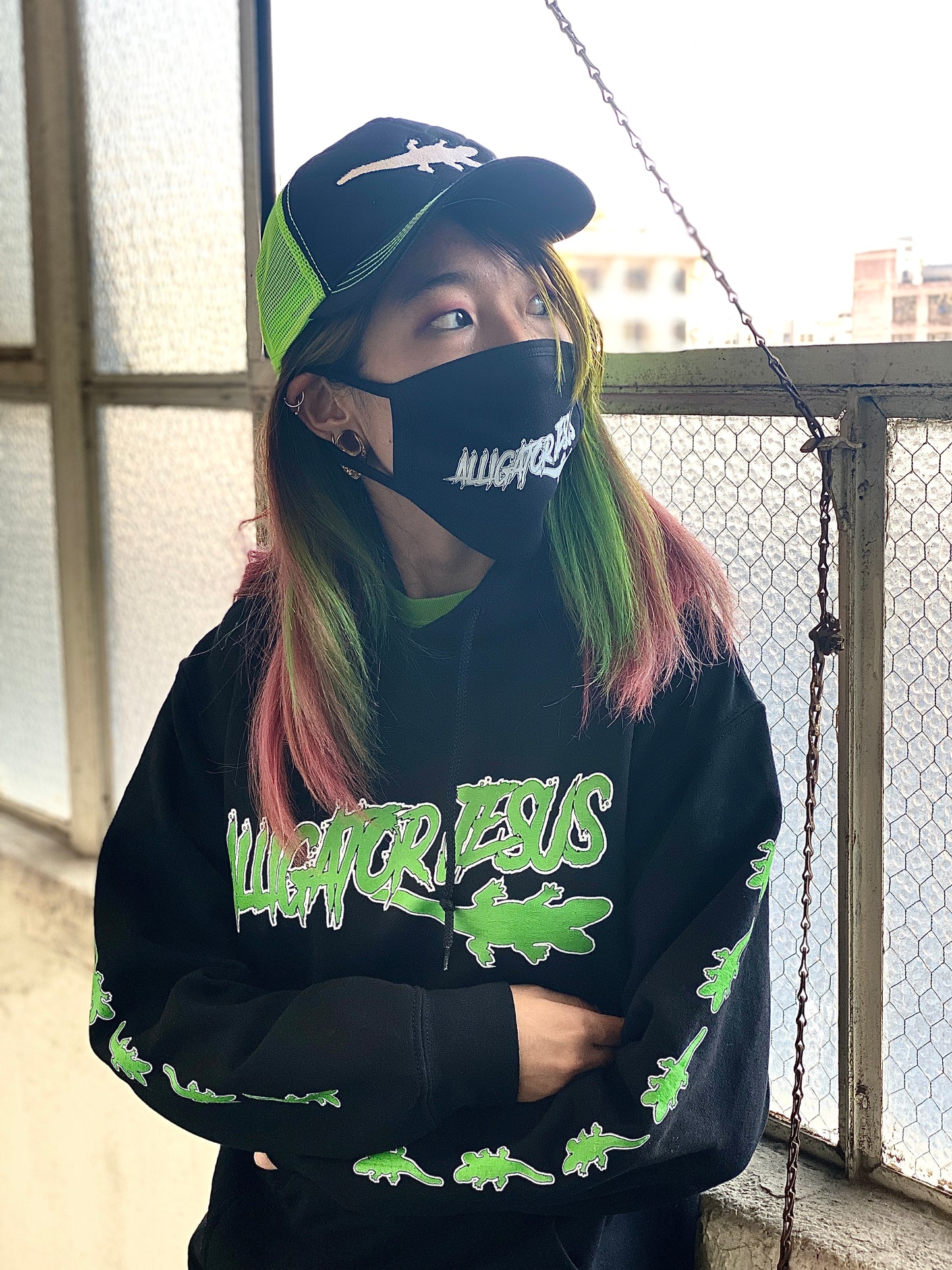 Alligator Jesus GatorGang Hoodie
