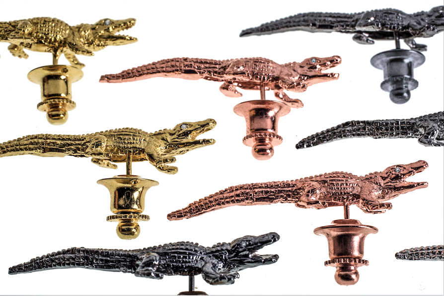 Alligator Jesus Gator Pins