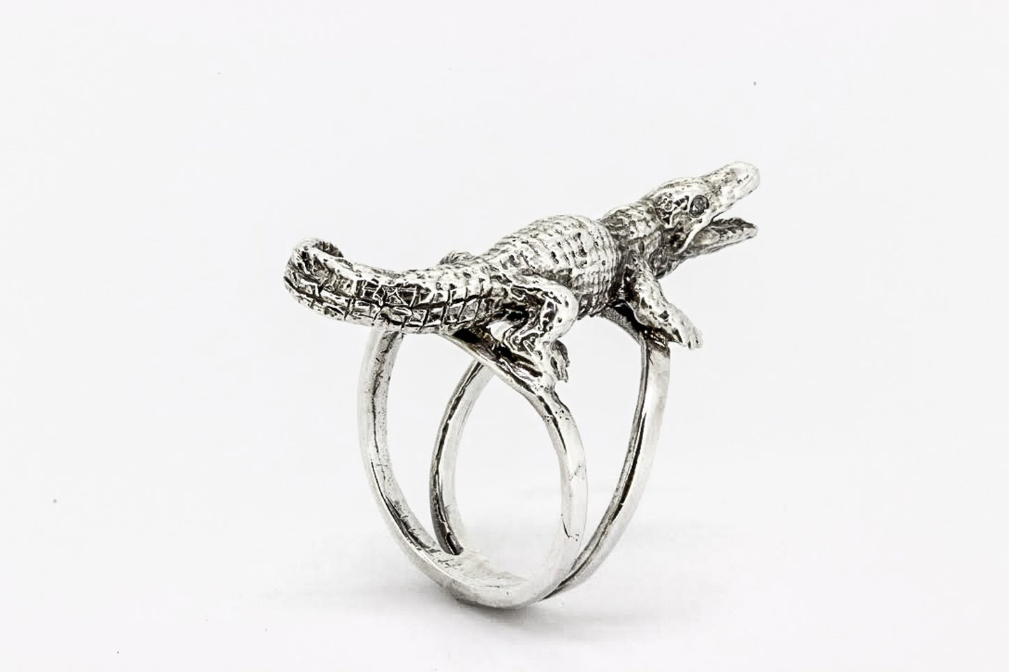 Alligator Jesus gator Ring