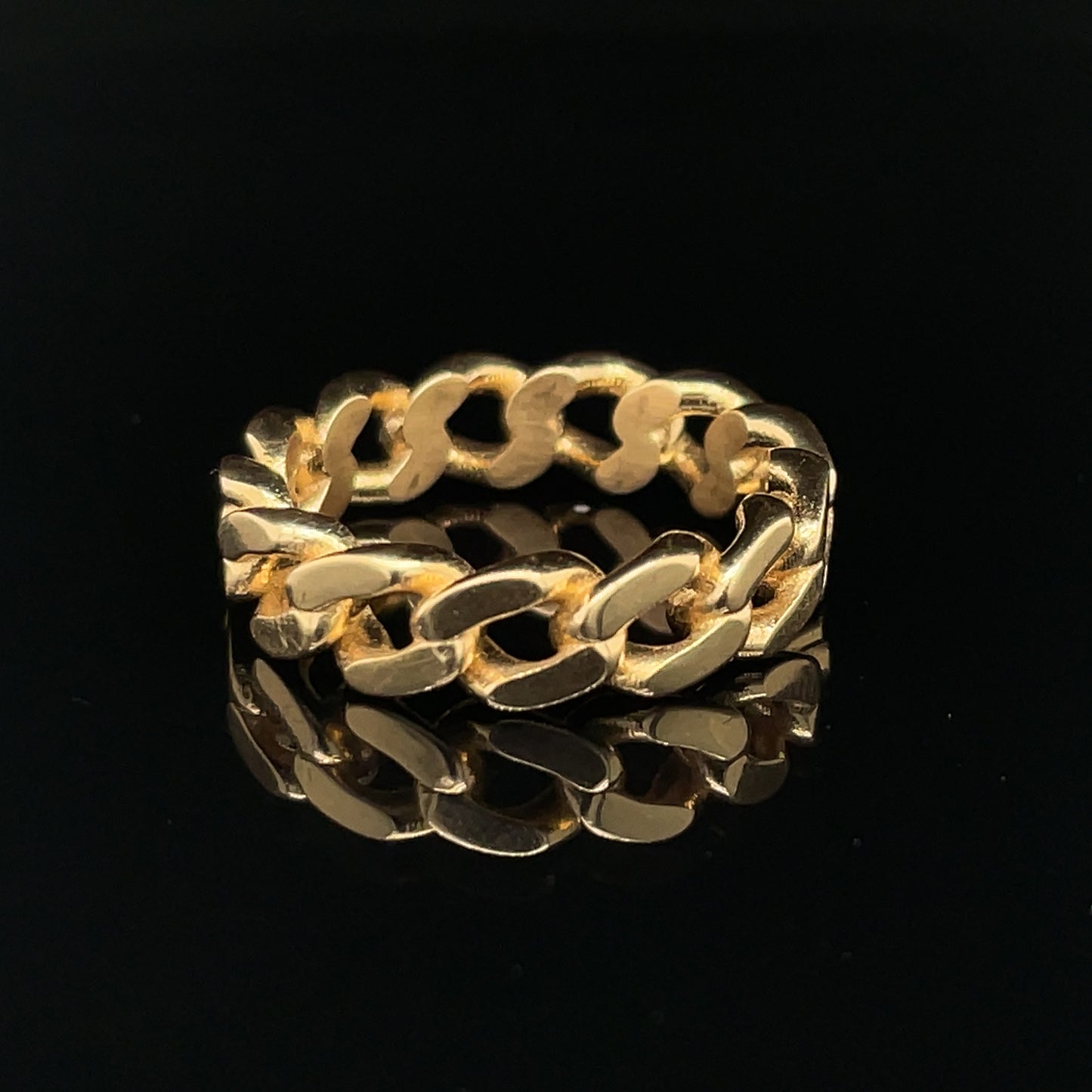 Alligator Jesus Miami Cuban Link Ring I