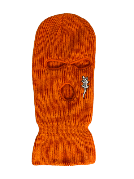 Alligator Jesus Ski Mask orange