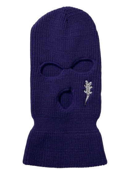 Alligator Jesus Ski Mask purple