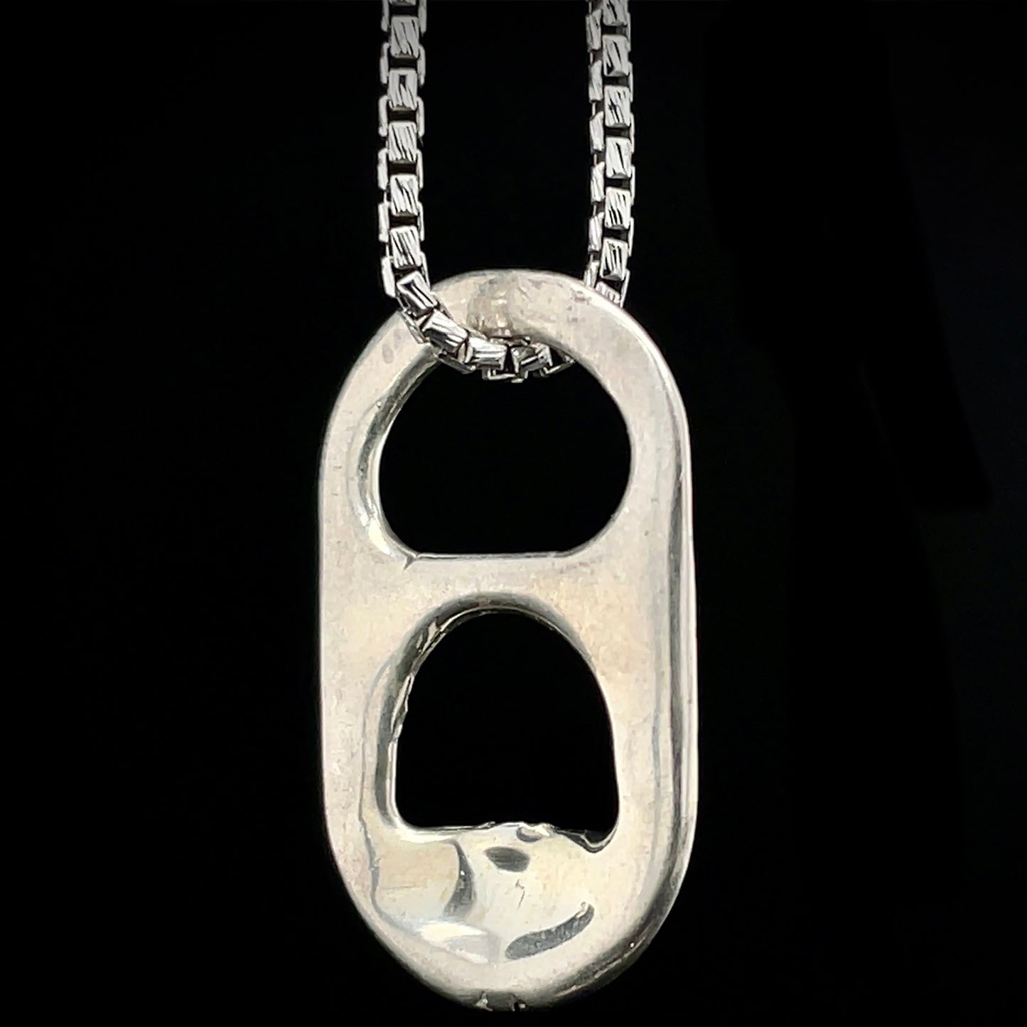 Alligator Jesus Soda Can Tab Pendant