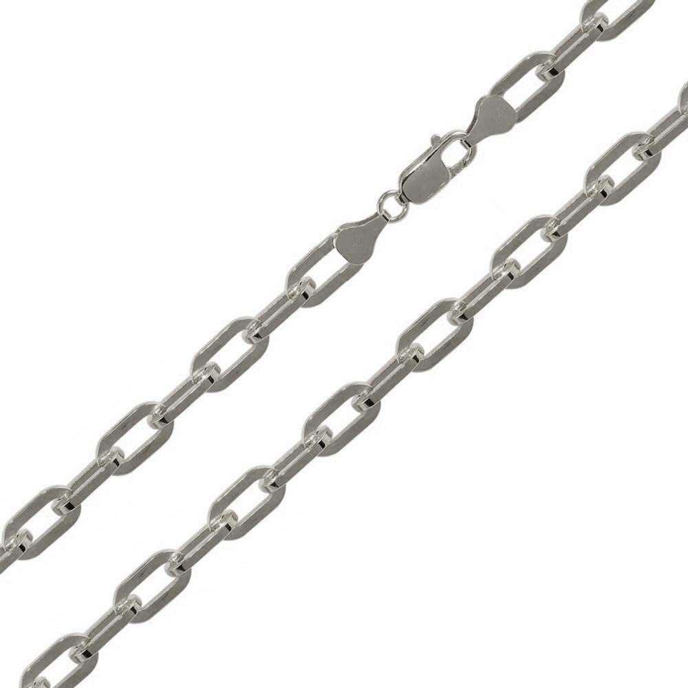 Paperclip Chain in Sterling Silver 5mm