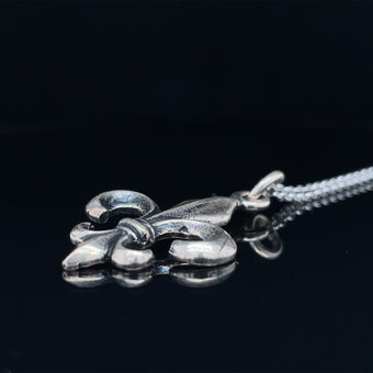 Fleur-de-lis Pendant Necklace by Alligator Jesus