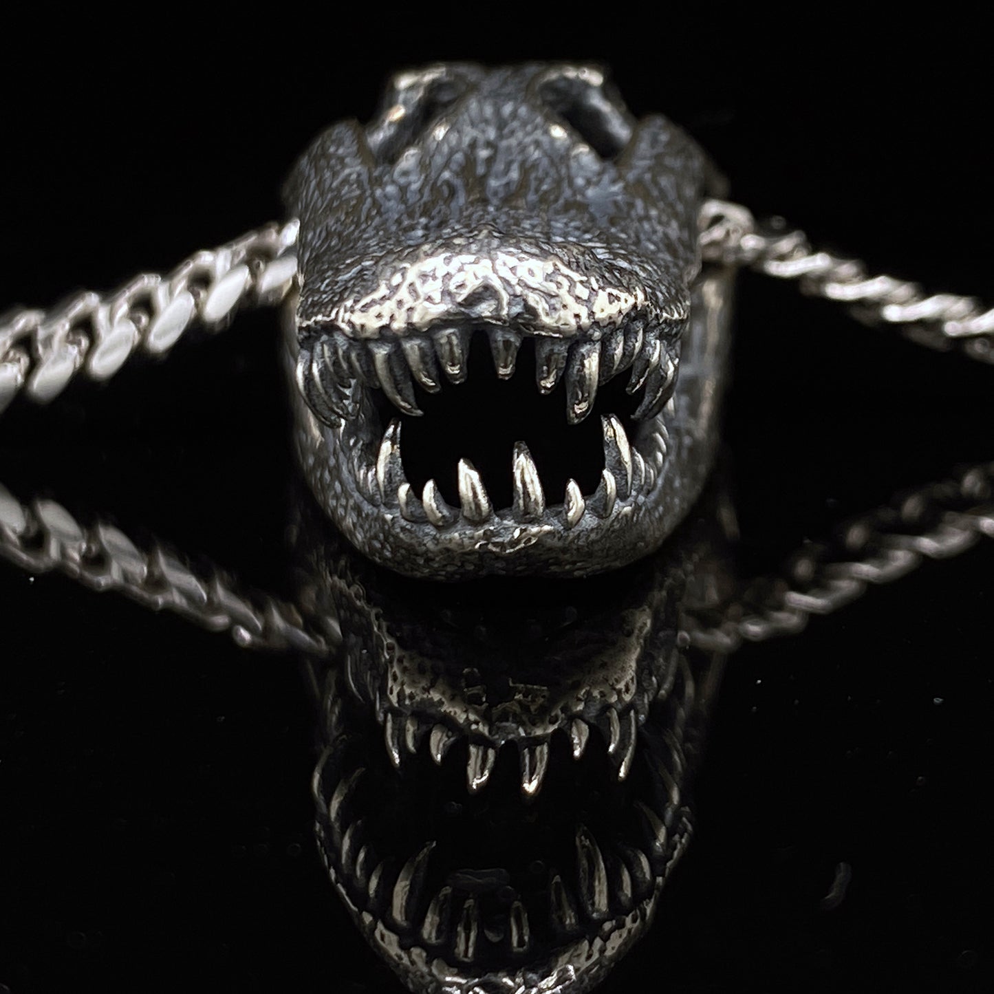 Alligator Skull Pendant