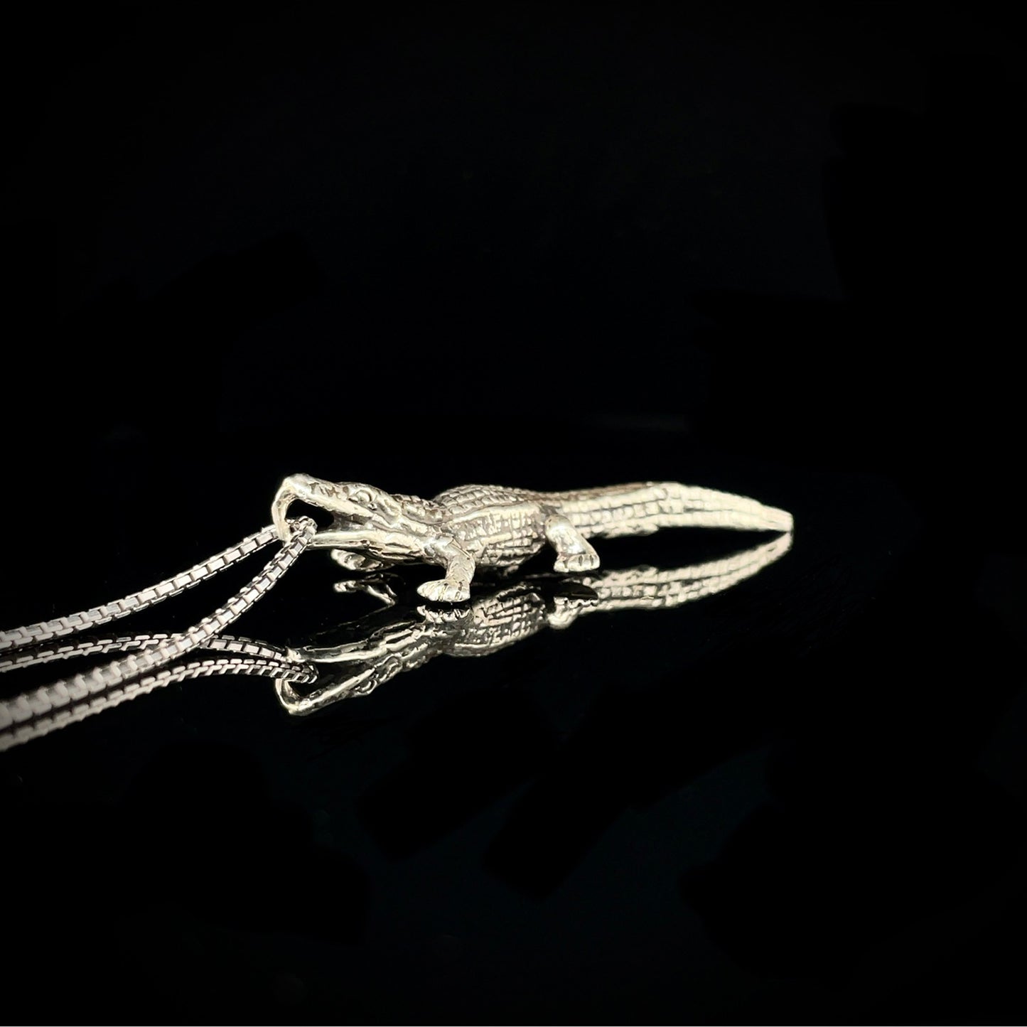 Alligator Pendant Necklace