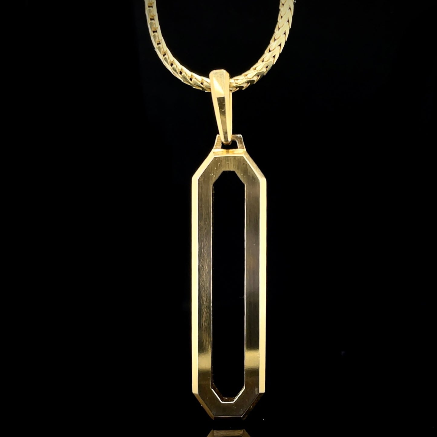 Octagon Pendant Necklace