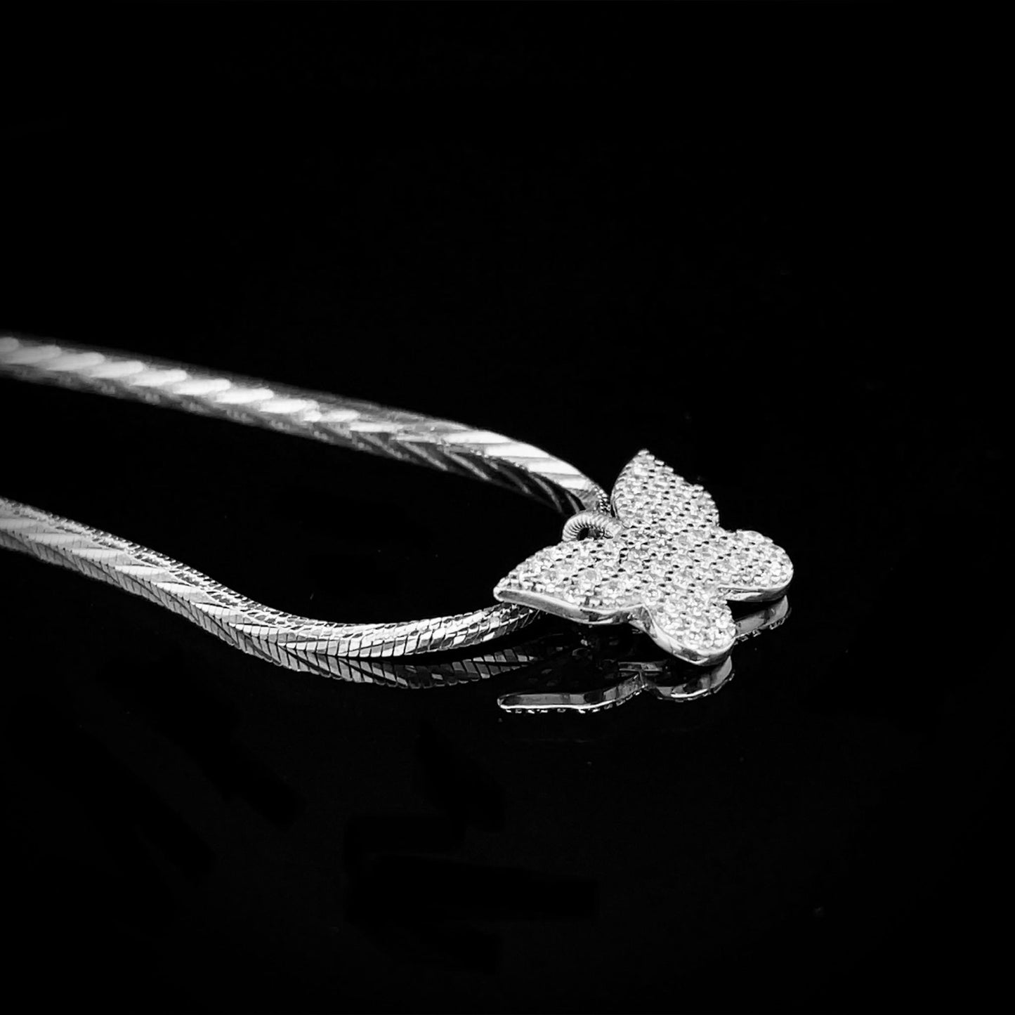Icy Butterfly Pendant