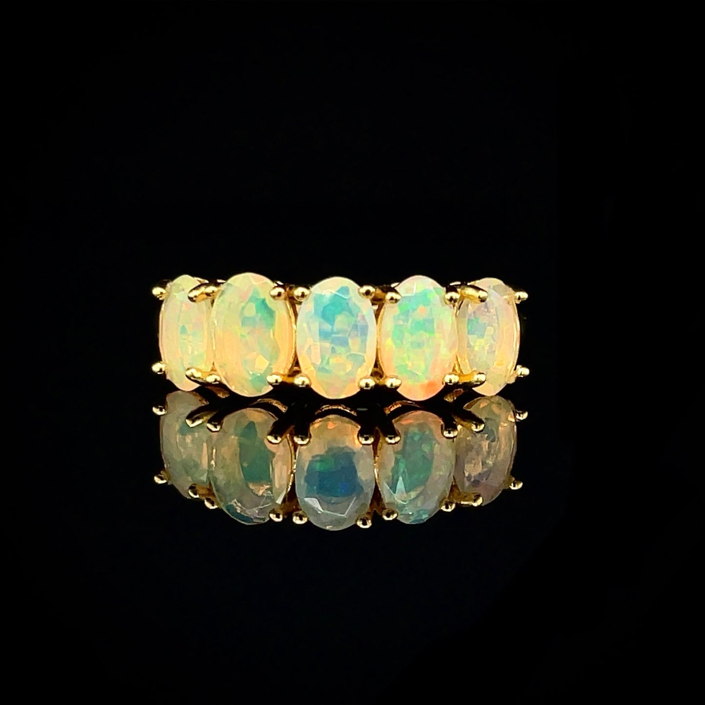 Five Stone Opal Ring