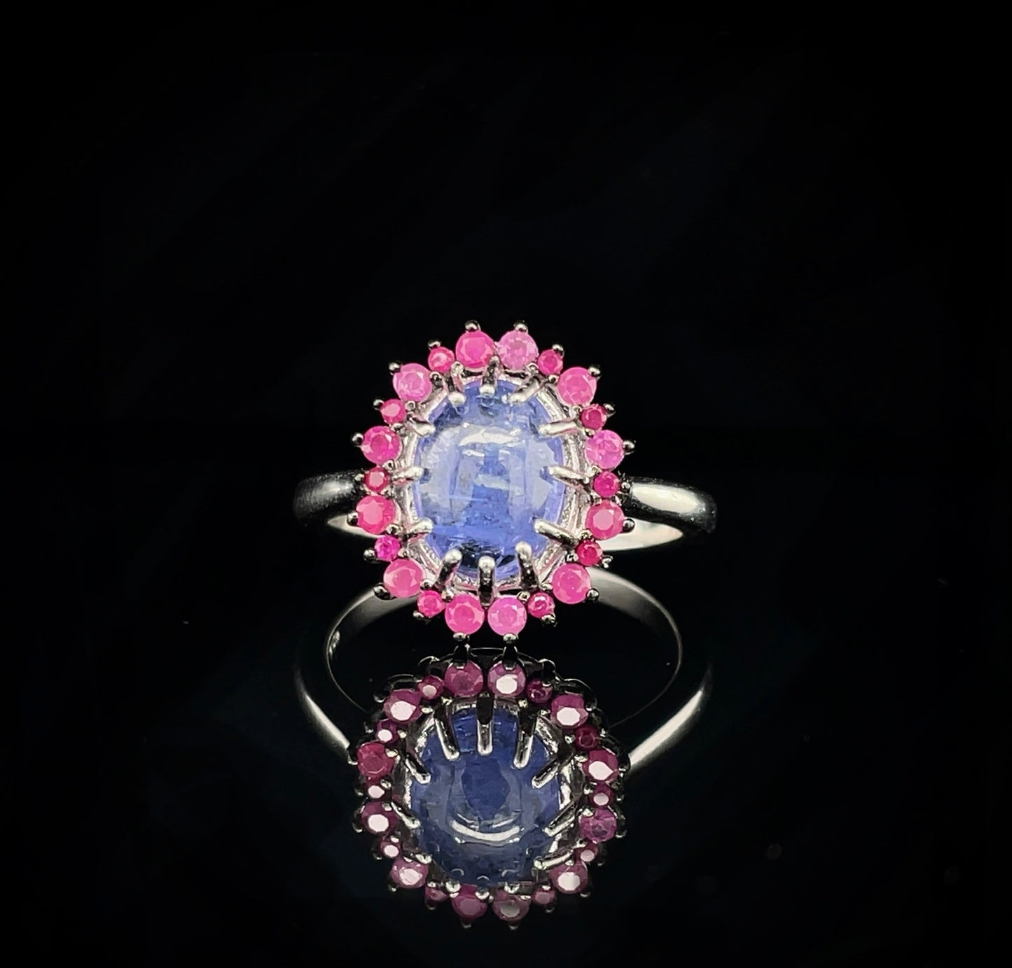 Tanzanite & Sapphire Ring