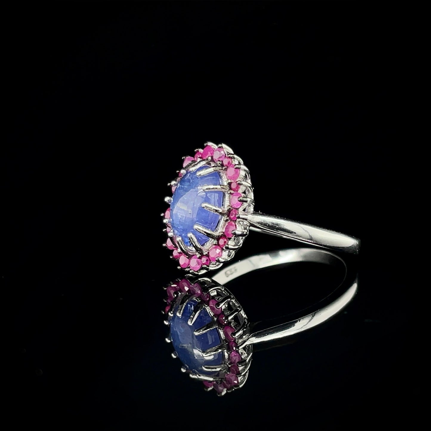 Tanzanite & Sapphire Ring