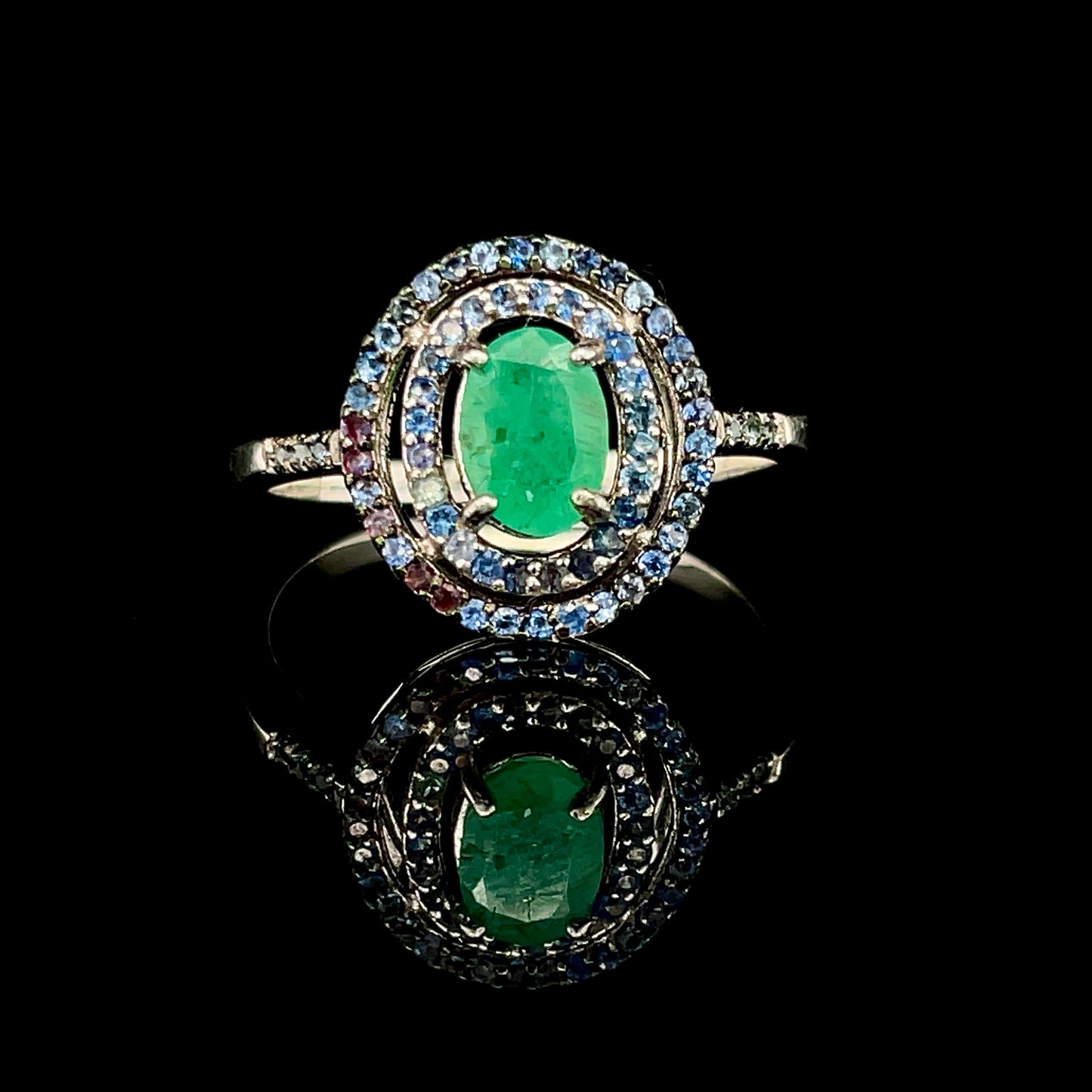 Emerald & Sapphire Ring