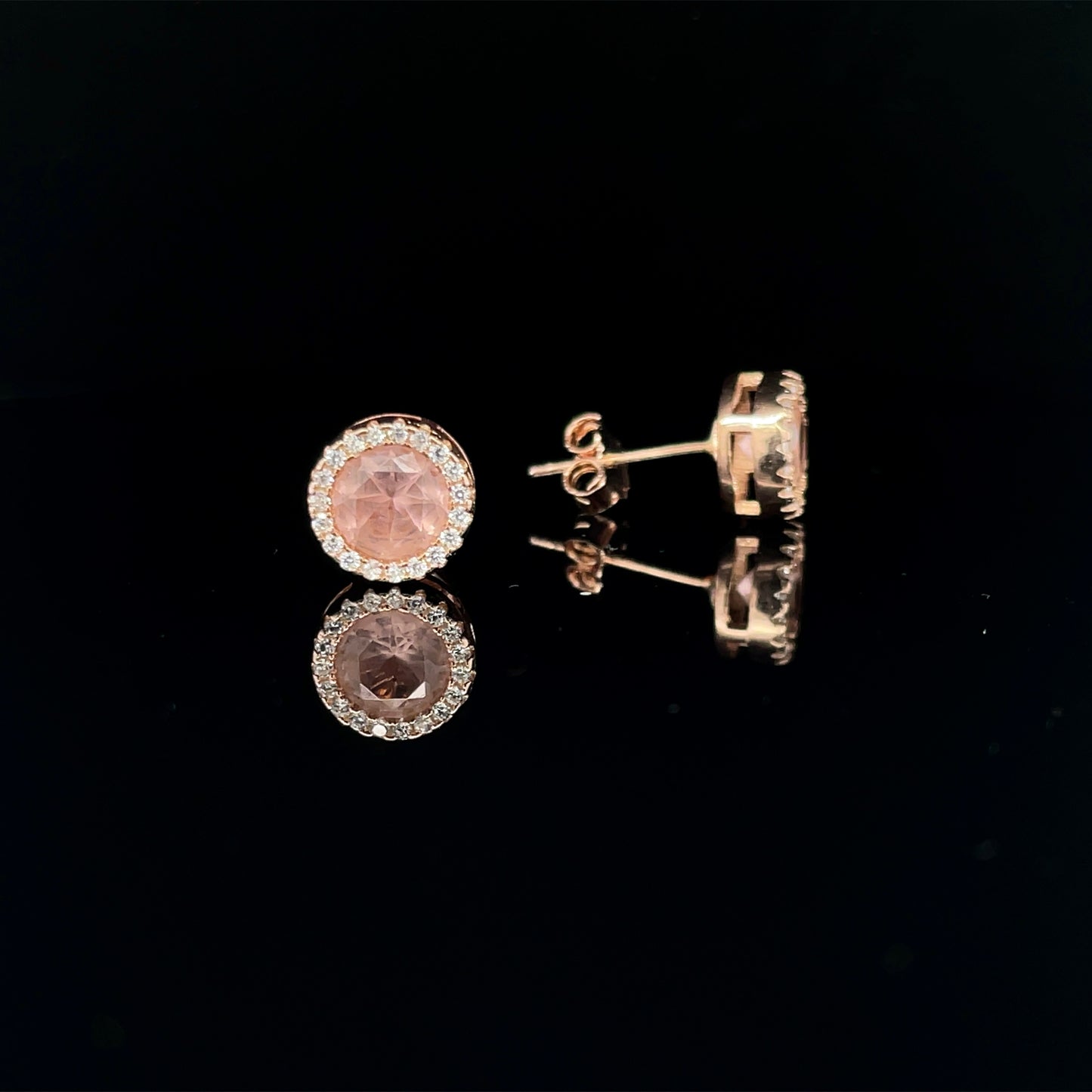 Round Brilliant Cut Earrings