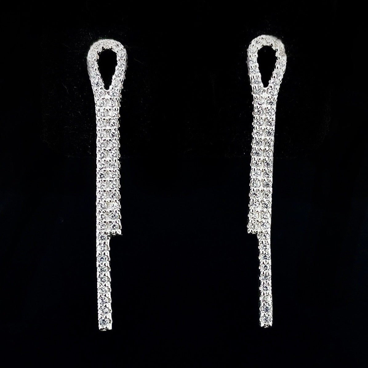 Diamond String Earrings