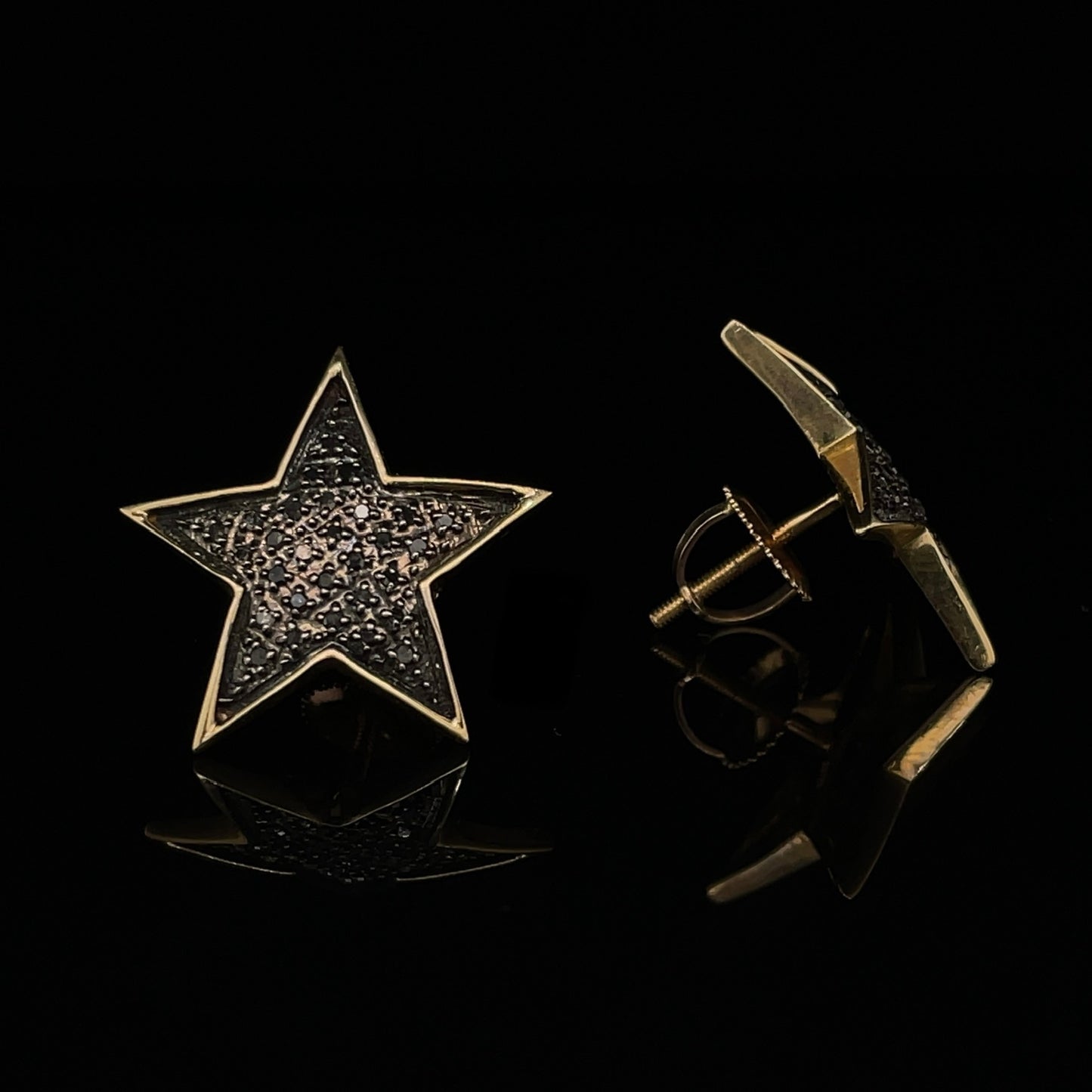 Diamond Star Earrings