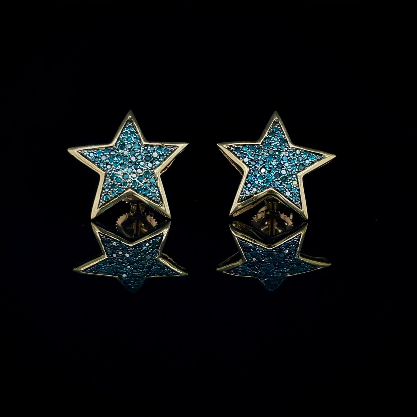 Diamond Star Earrings