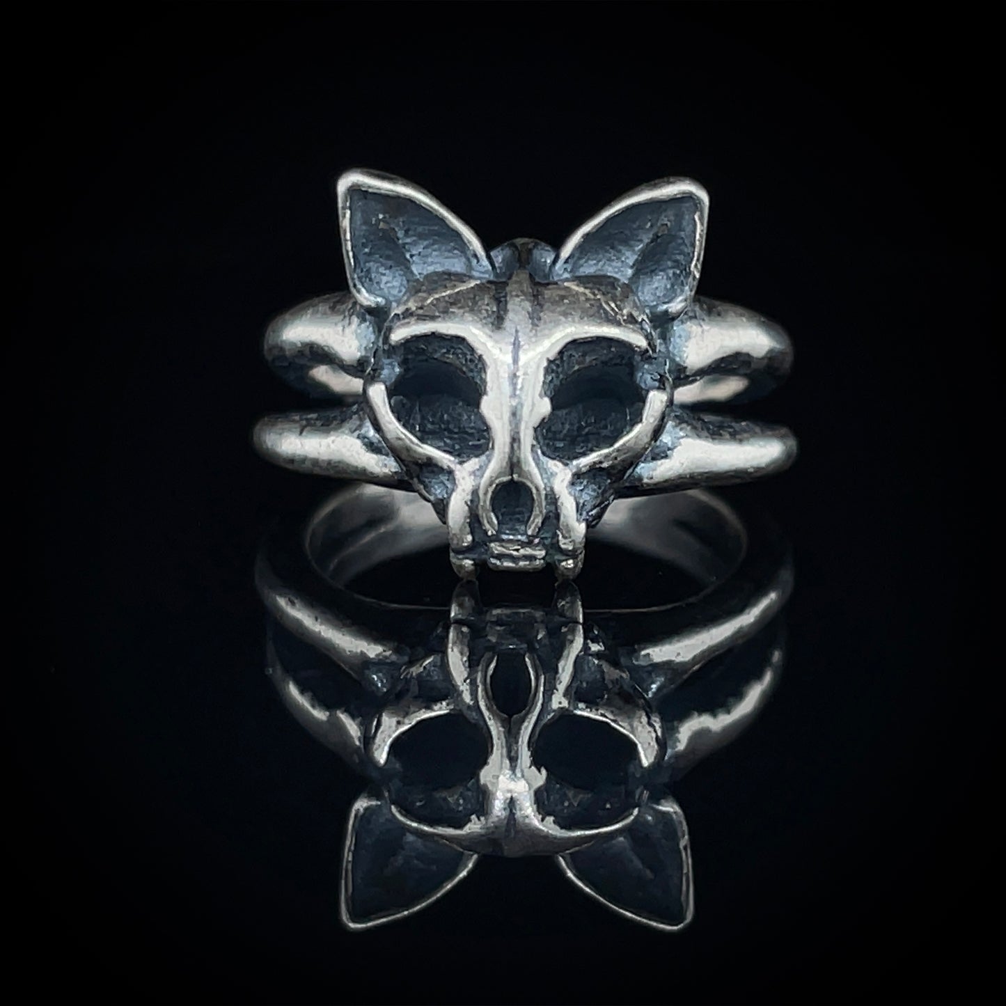 Cat Skull Ring