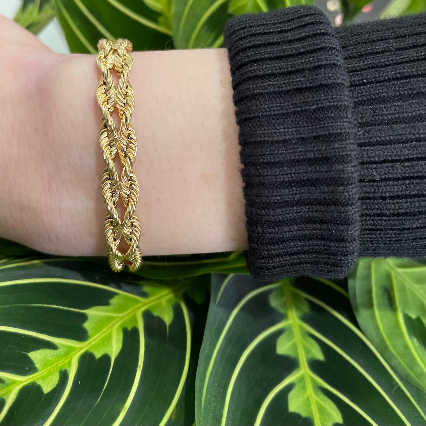 Rope bracelet 14k hotsell