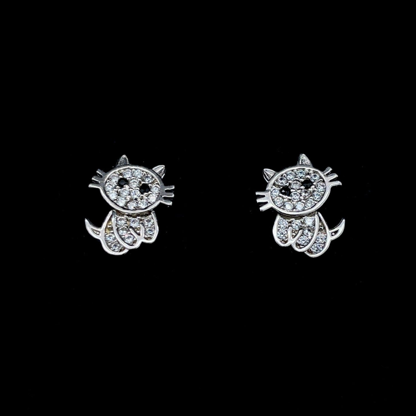 Kitty Stud Earrings