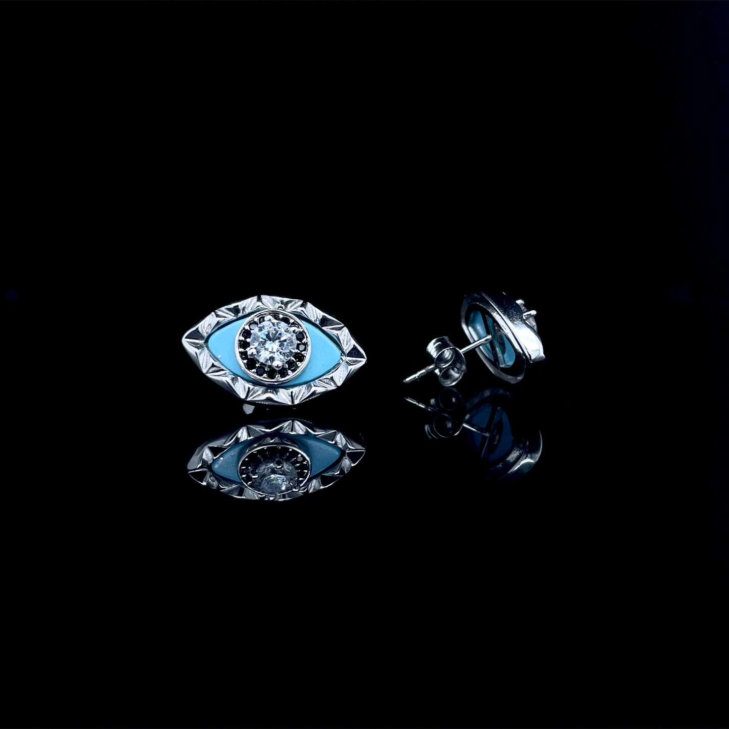 Blue Eyes Earrings