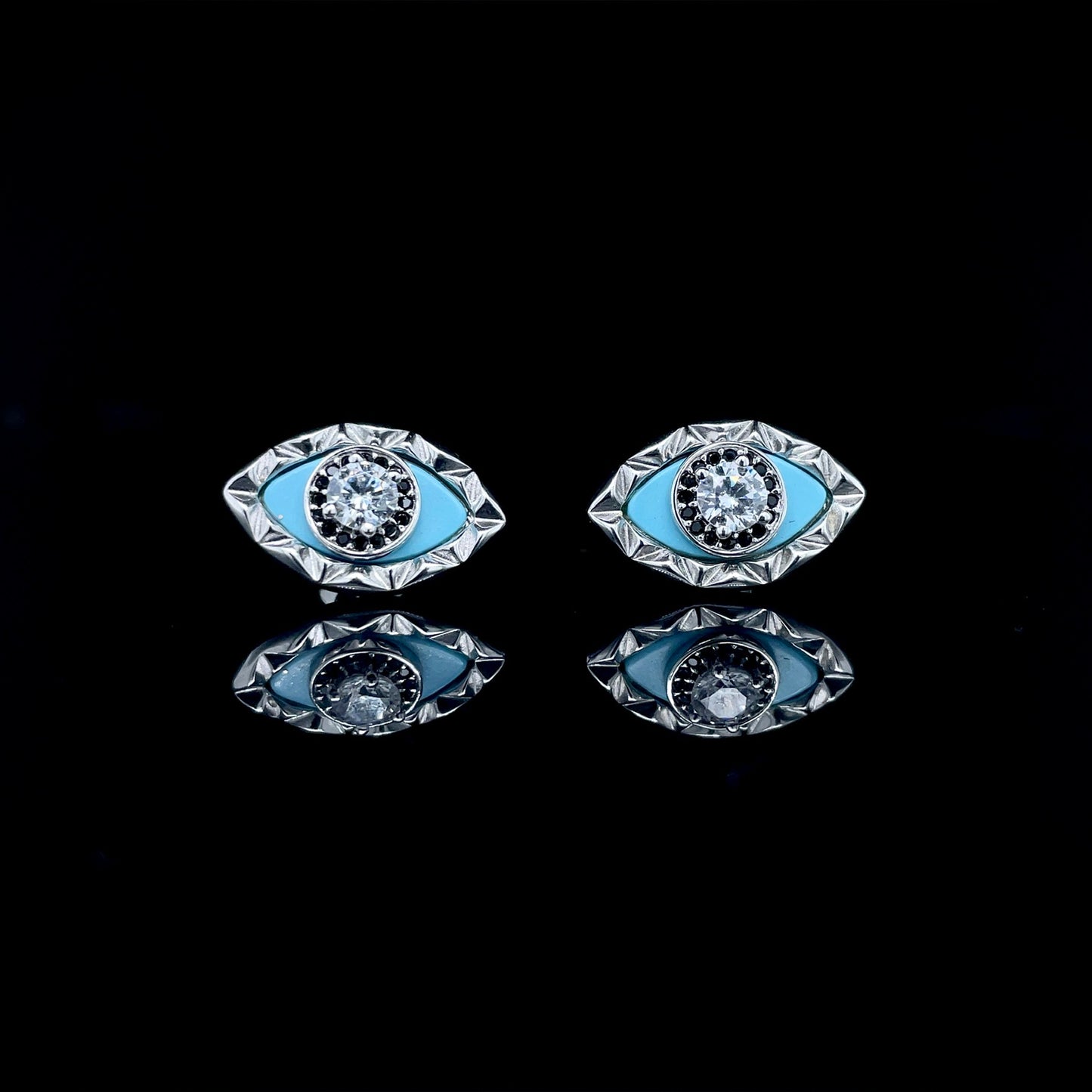 Blue Eyes Earrings