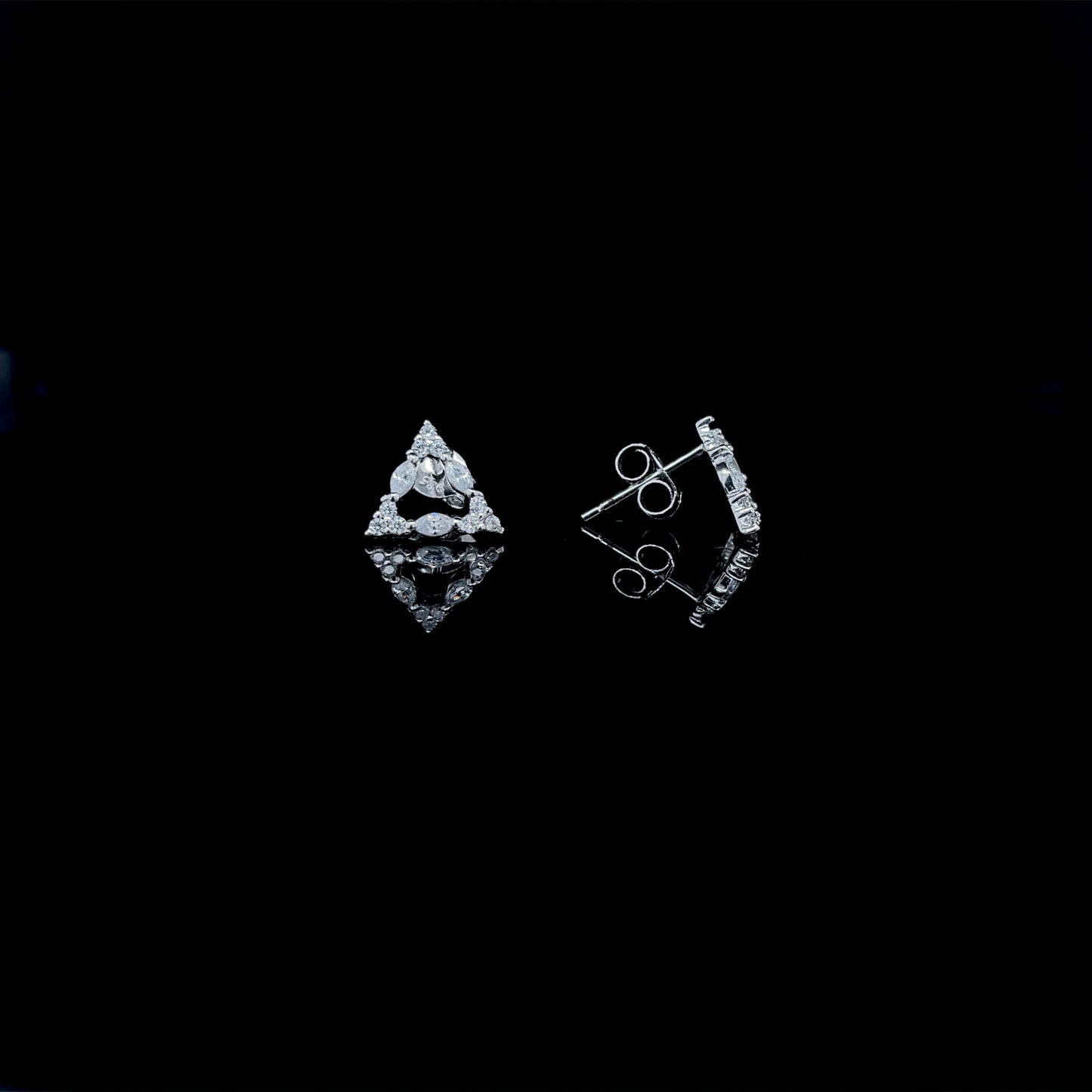Triangle Cut Out Earrings