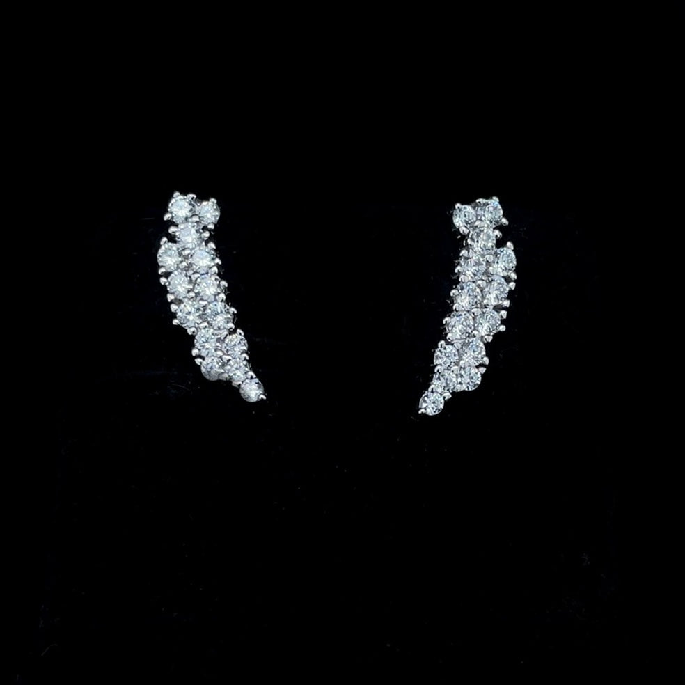 Icy Feather Earrings