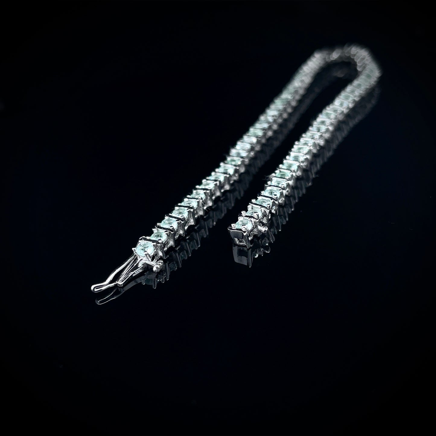 Light Green Tennis Bracelet