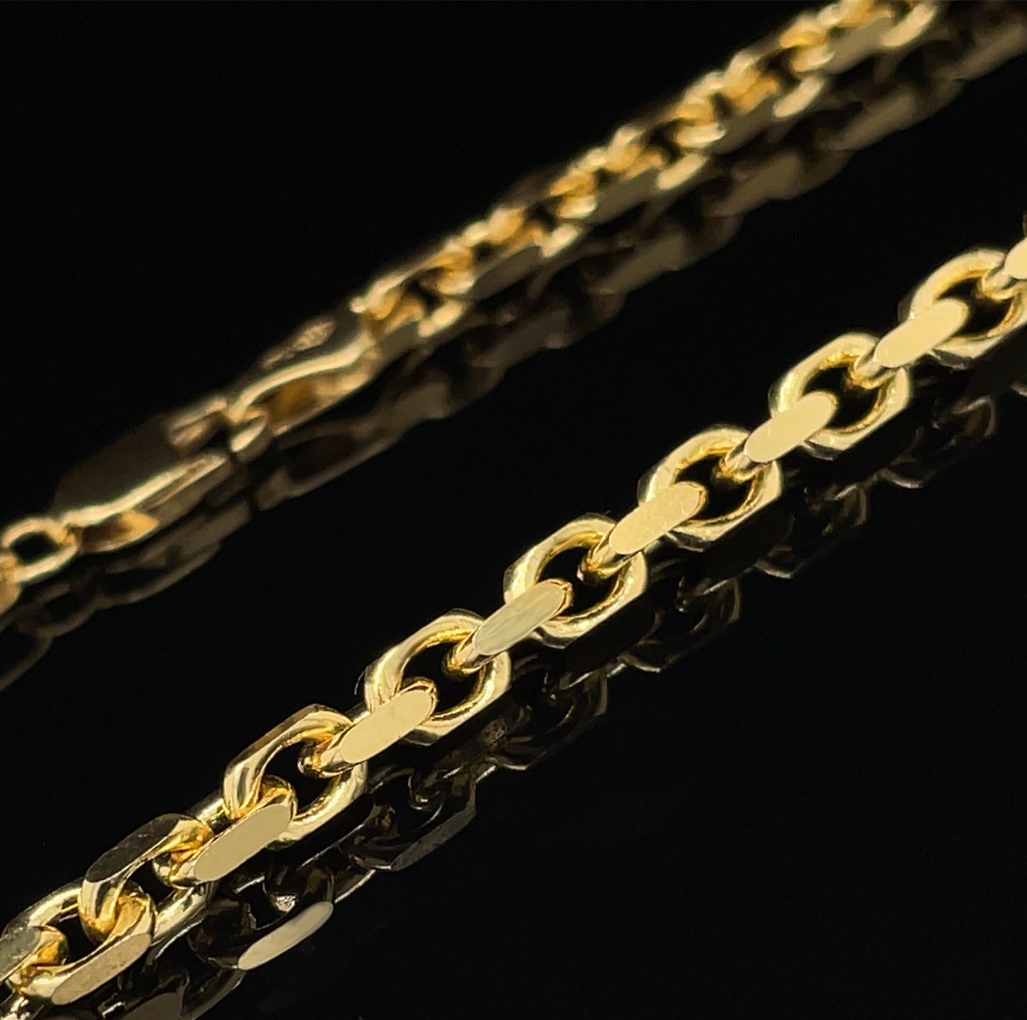 14 Karat Yellow Gold Hermes Link Chain 3.4mm