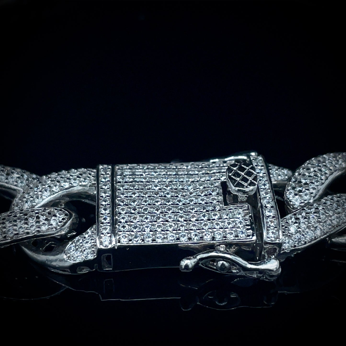 Iced Out 925 Mariner's Chain Bracelet 14.5mm