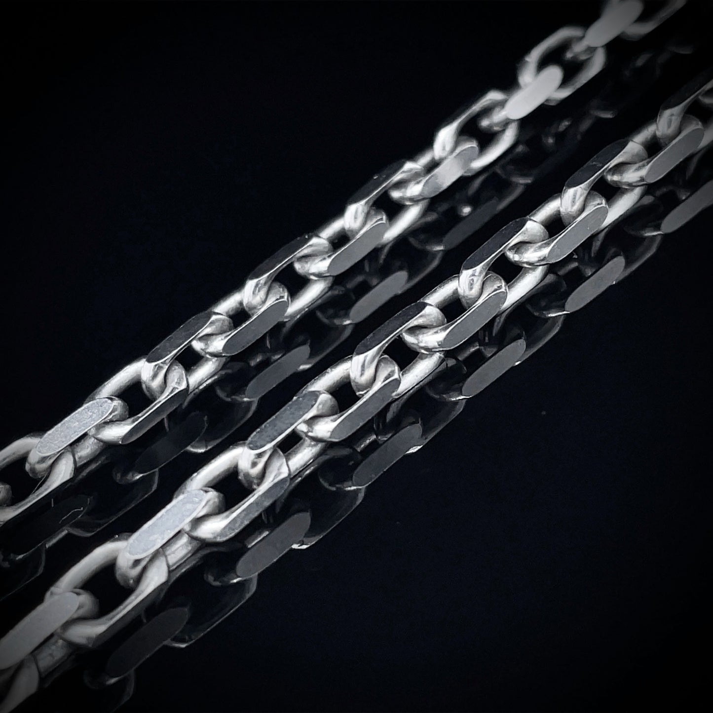 4.5mm Hermes Link Chain in Sterling Silver