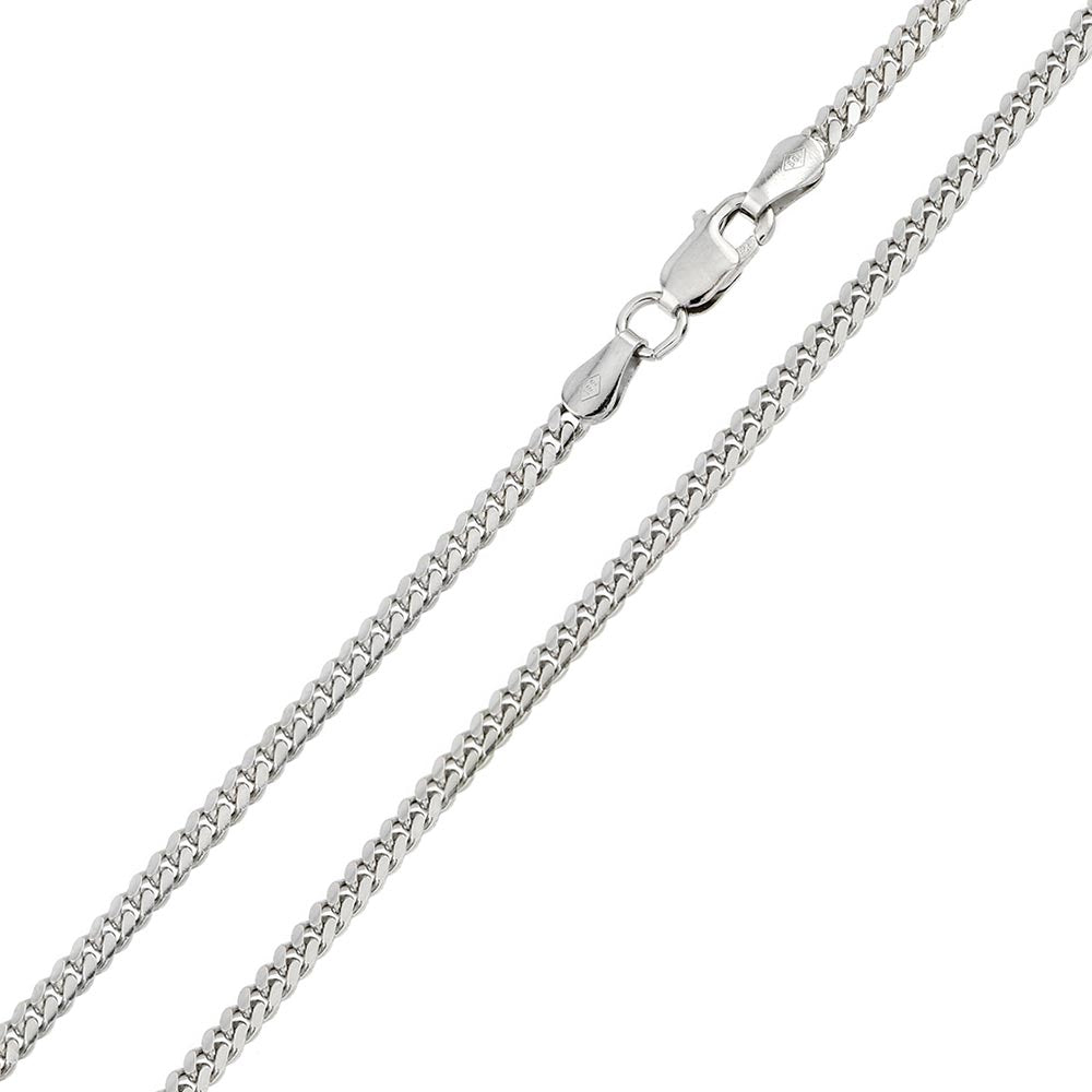 Miami Curb Chain Sterling Silver 5mm